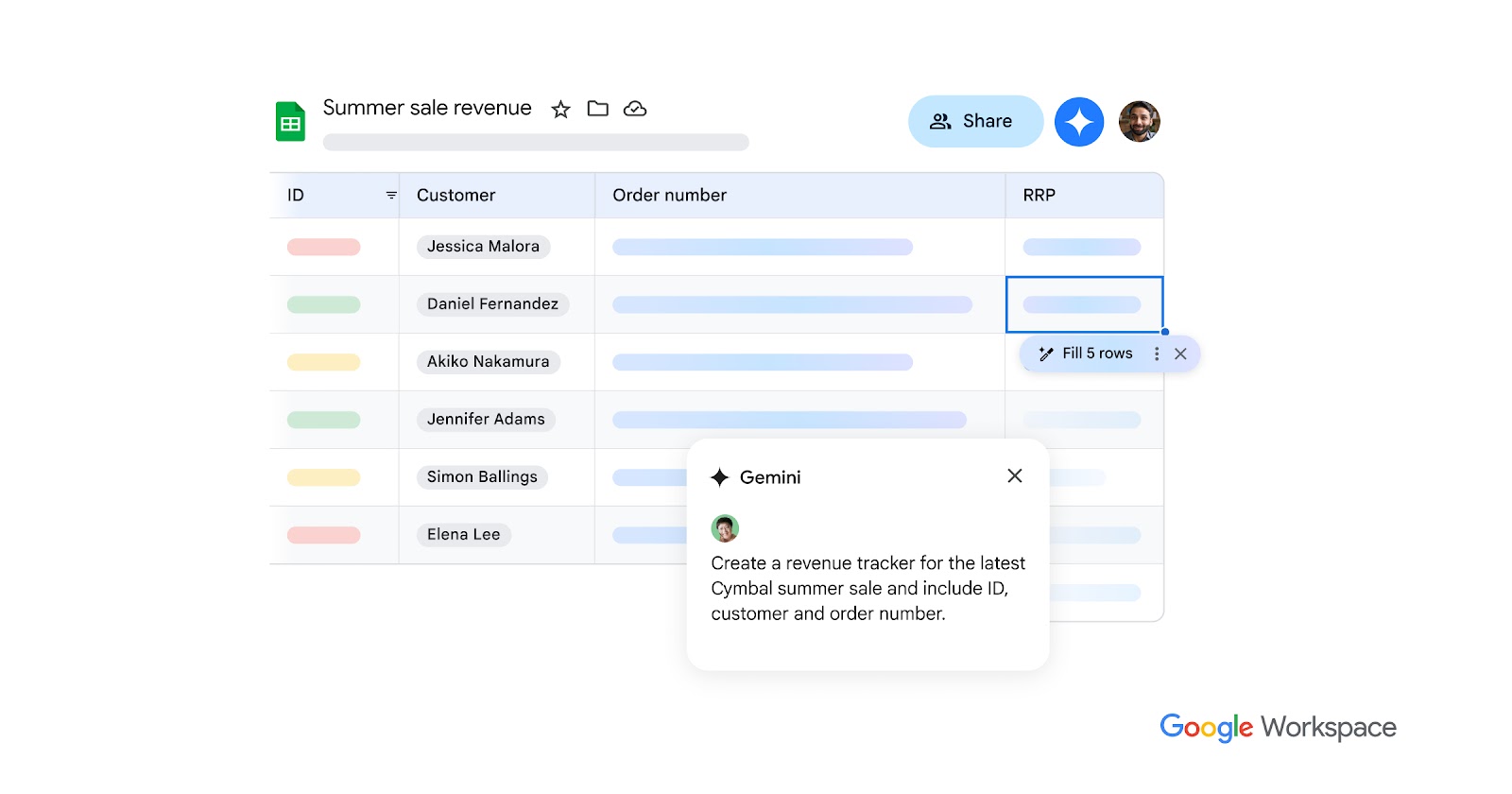 Googleスプレッドシート